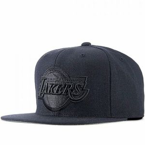 Dark Gray Men's Snapback Los Angeles Lakers Hat